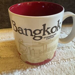 Starbucks Bangkok Mug with Red Interior